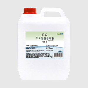 PG 4kg 단품 / 프로필렌글리콜 향료제조 식품첨가물등급 천연화장품 천연비누 보습 친환경 (주)조이라이프