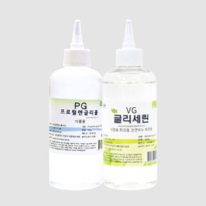 PG 300g + VG 350g 세트 / 글리세린 프로필렌글리콜 향료제조 식품첨가물등급 천연화장품 천연비누 보습 친환경(주)조이라이프
