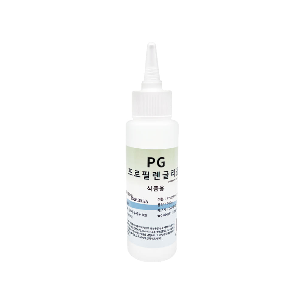 PG 100g 단품 / 프로필렌글리콜 향료제조 식품첨가물등급 천연화장품 천연비누 보습 친환경(주)조이라이프